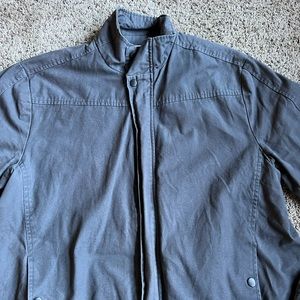 Bridge & Burn Cotton Trucker Jacket XL Mens Gray Lined